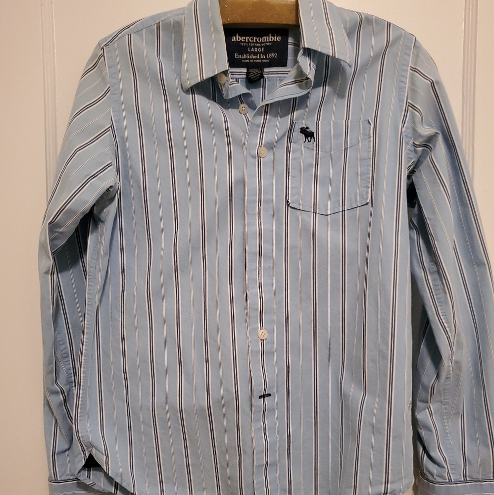 Abercrombie Blue Button Down - image 1